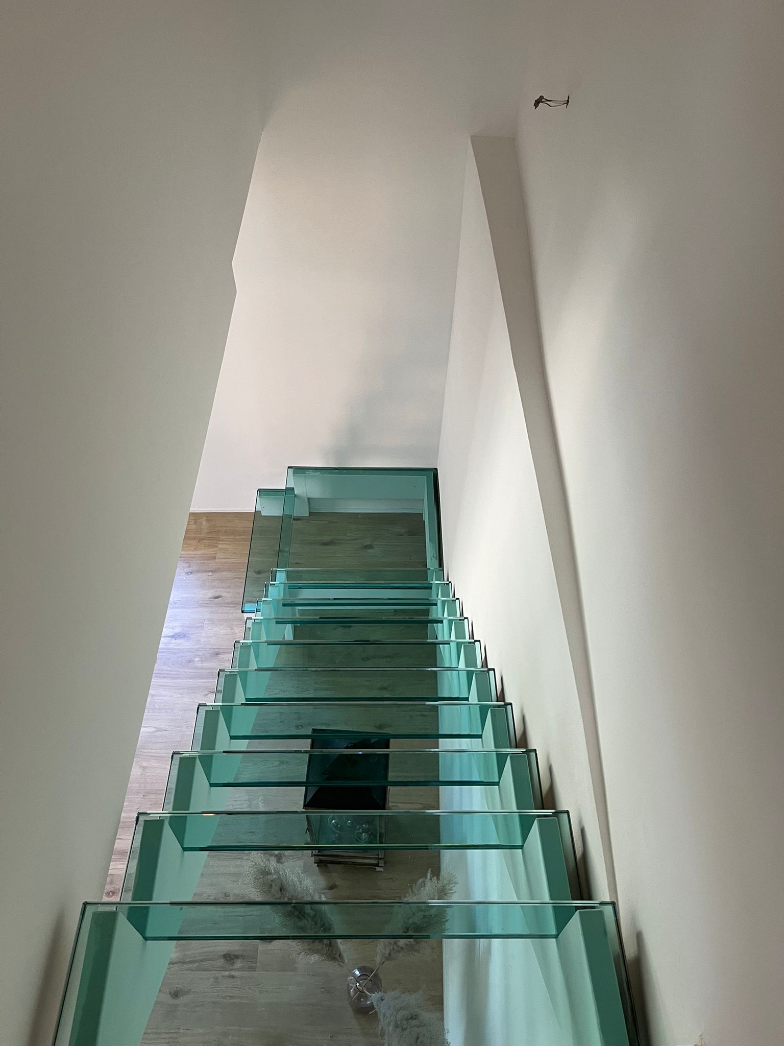 Escalier en verre