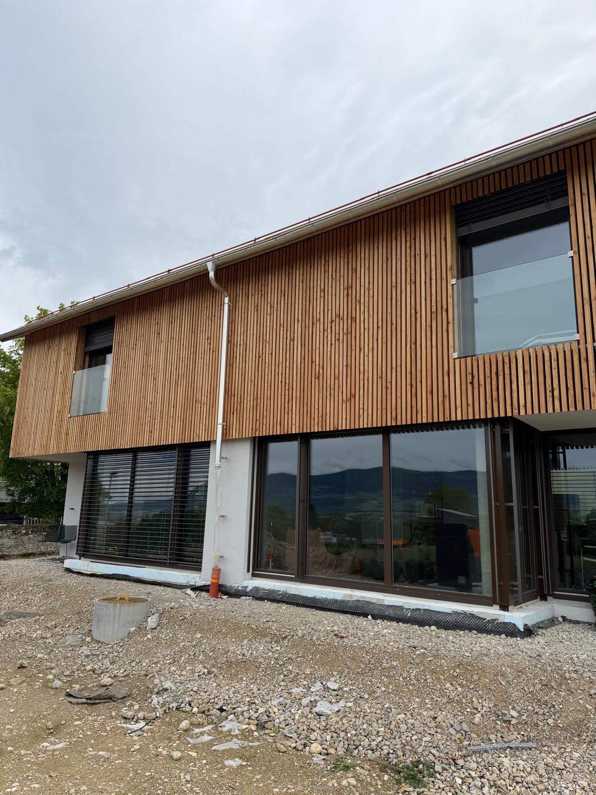 Villa contemporaine bardage bois