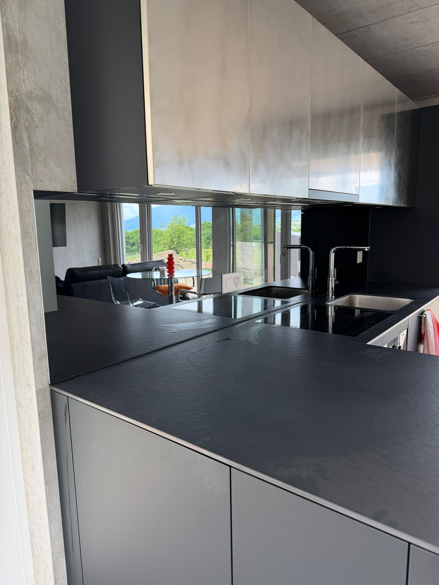 Cuisine – crédence miroir